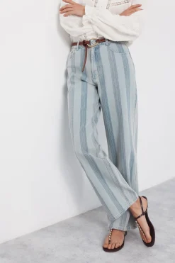 Jeans rayas Recto