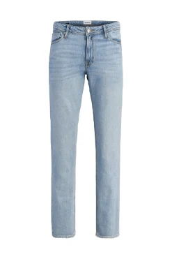 Jeans regular tiro medio lavado