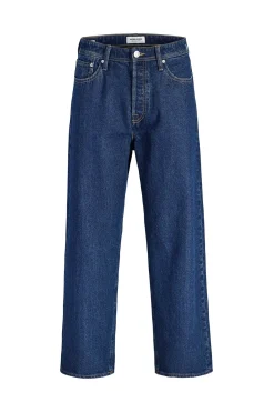 Jeans relaxed tiro alto algod&oacute;n
