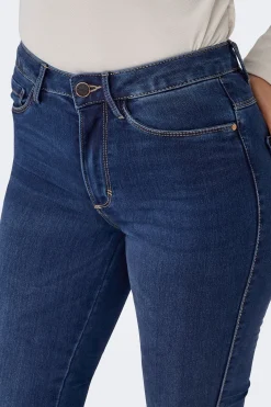 Jeans Skinny Tiro Alto