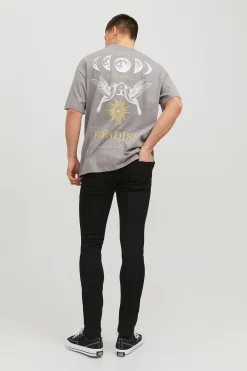 Jeans skinny tiro bajo stretch
