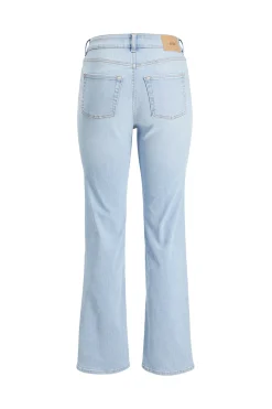 Jeans slim tiro medio