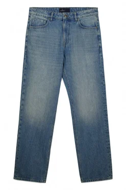 Jeans sobretintado straight fit