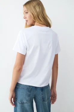 Jeans wide leg detalle cord&oacute;n
