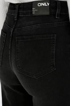 Jeans Wide Leg Tiro Alto