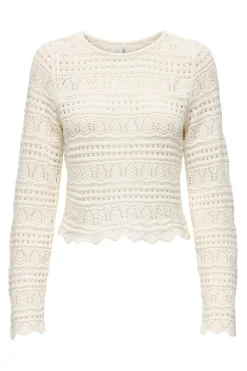 Jersey calado cropped