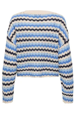 Jersey calado manga larga