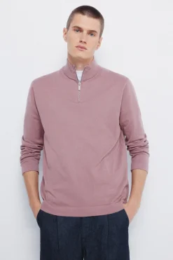 Jersey cremallera b&aacute;sico