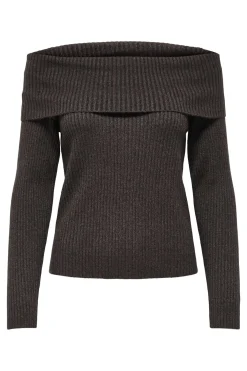 Jersey cuello barco vuelto