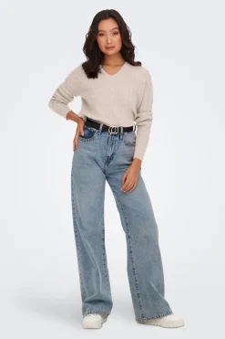 Jersey de canal&eacute; cuello pico
