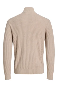 Jersey de punto cuello cremallera