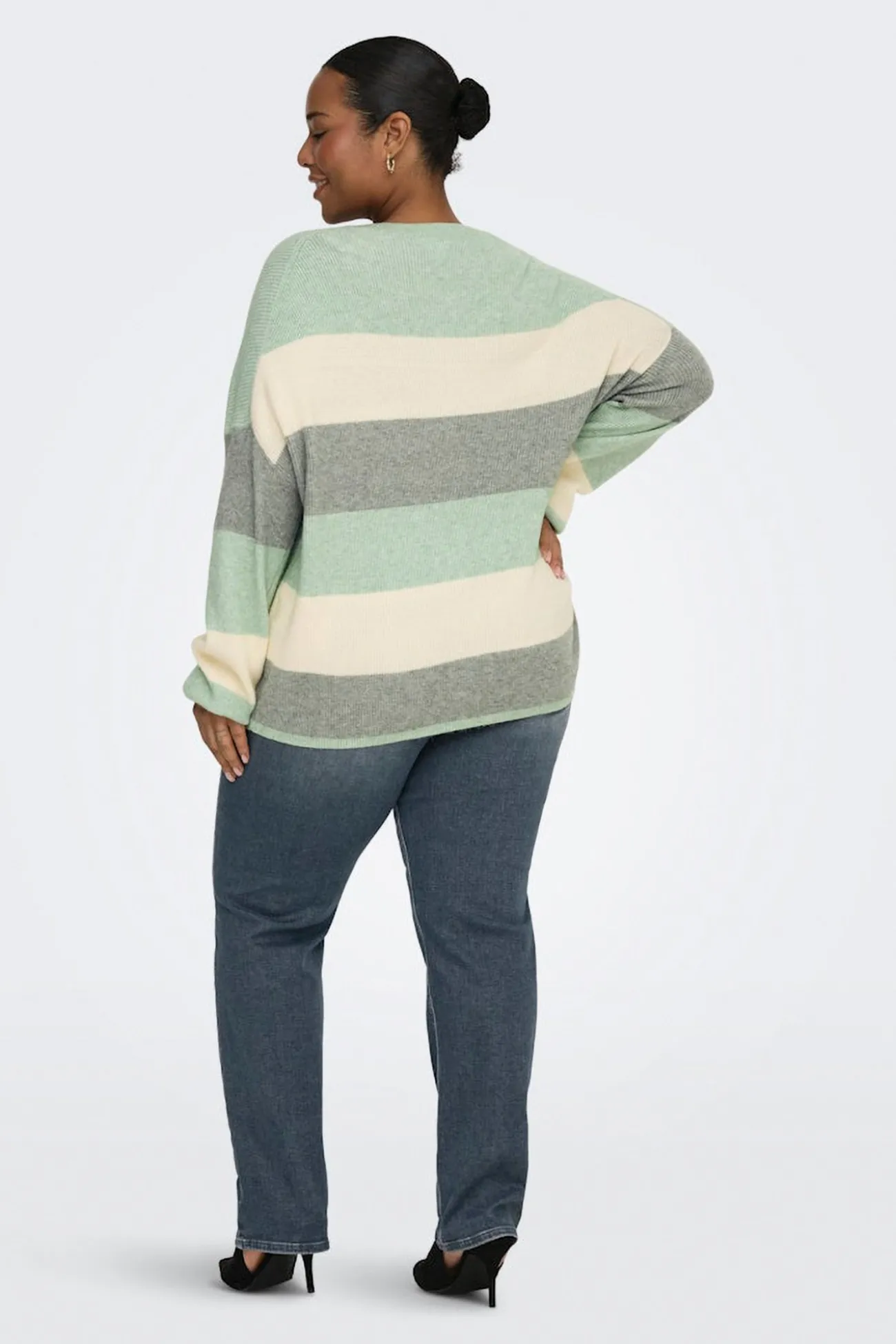 Jersey de rayas talla grande