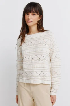 Jersey punto pointelle