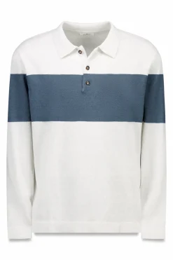 Jersey raya cuello polo