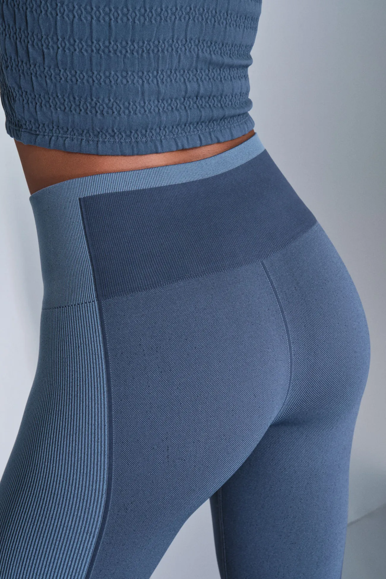 Leggings largos SEAMLESS COMFORT azul