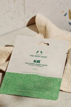 Mascarilla de tejido calmante de Aloe Vera