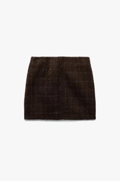 Minifalda de tweed