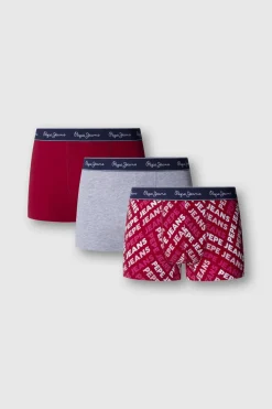 Pack 3 boxer liso y logo