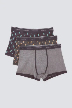 Pack 3 boxers café con helado