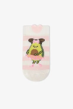 Pack 4 calcetines cortos aguacate