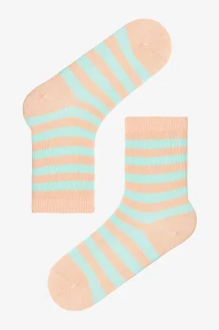 Pack 3 calcetines tobilleros gato rayas