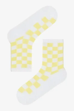 Pack 3 calcetines tobilleros cuadros