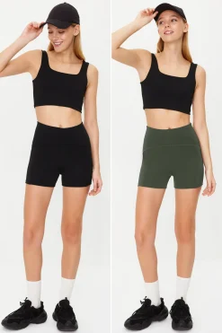 Pack de 2 leggings deportivos cortos