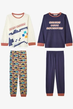 Pack de 2 pijamas de manga larga Gaming para niño