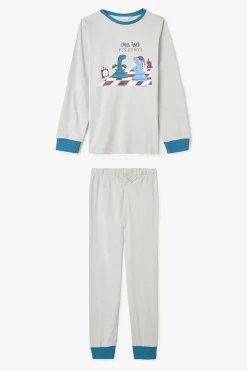 Pack de 2 pijamas largos de dinosaurios Chess Time para ni&ntilde;os