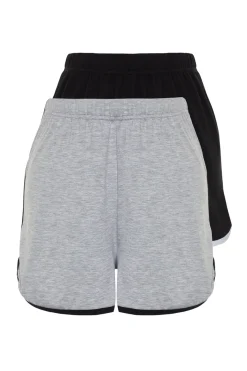 Pack de 2 shorts de pijama con bies