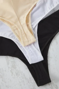 Pack de 3 tangas lisos