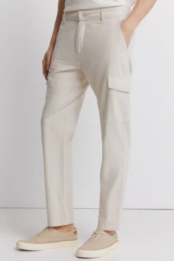 Pantal&oacute;n cargo lino slim fit