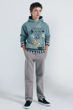Pantalón chino comfort slim fit niño