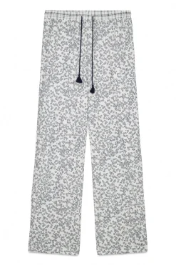 Pantal&oacute;n largo algod&oacute;n estampado floral