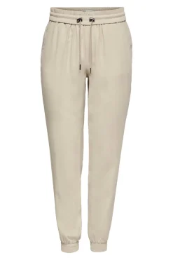 Pantal&oacute;n largo fluido de cintura el&aacute;stica