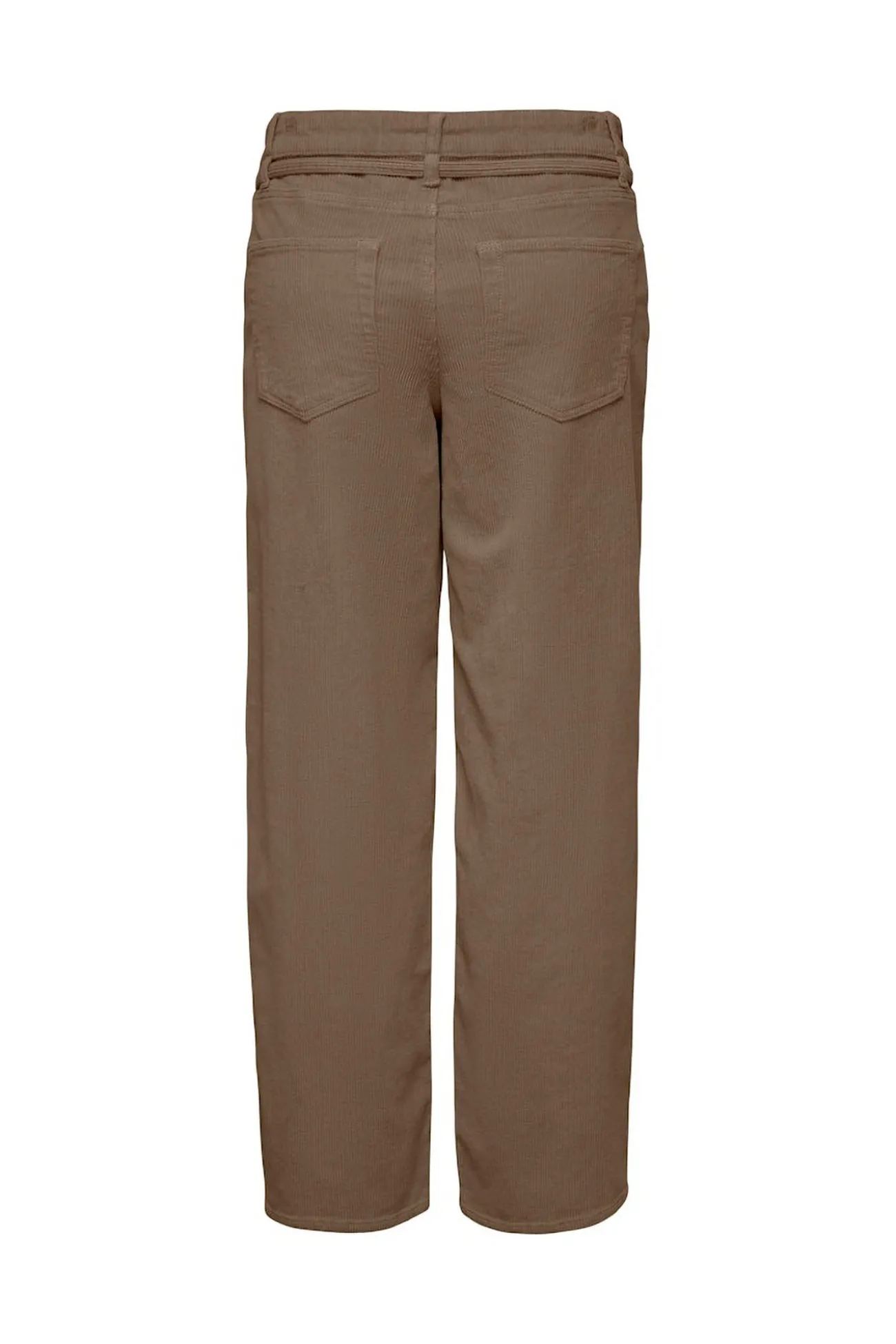 Pantalón recto con cinturón