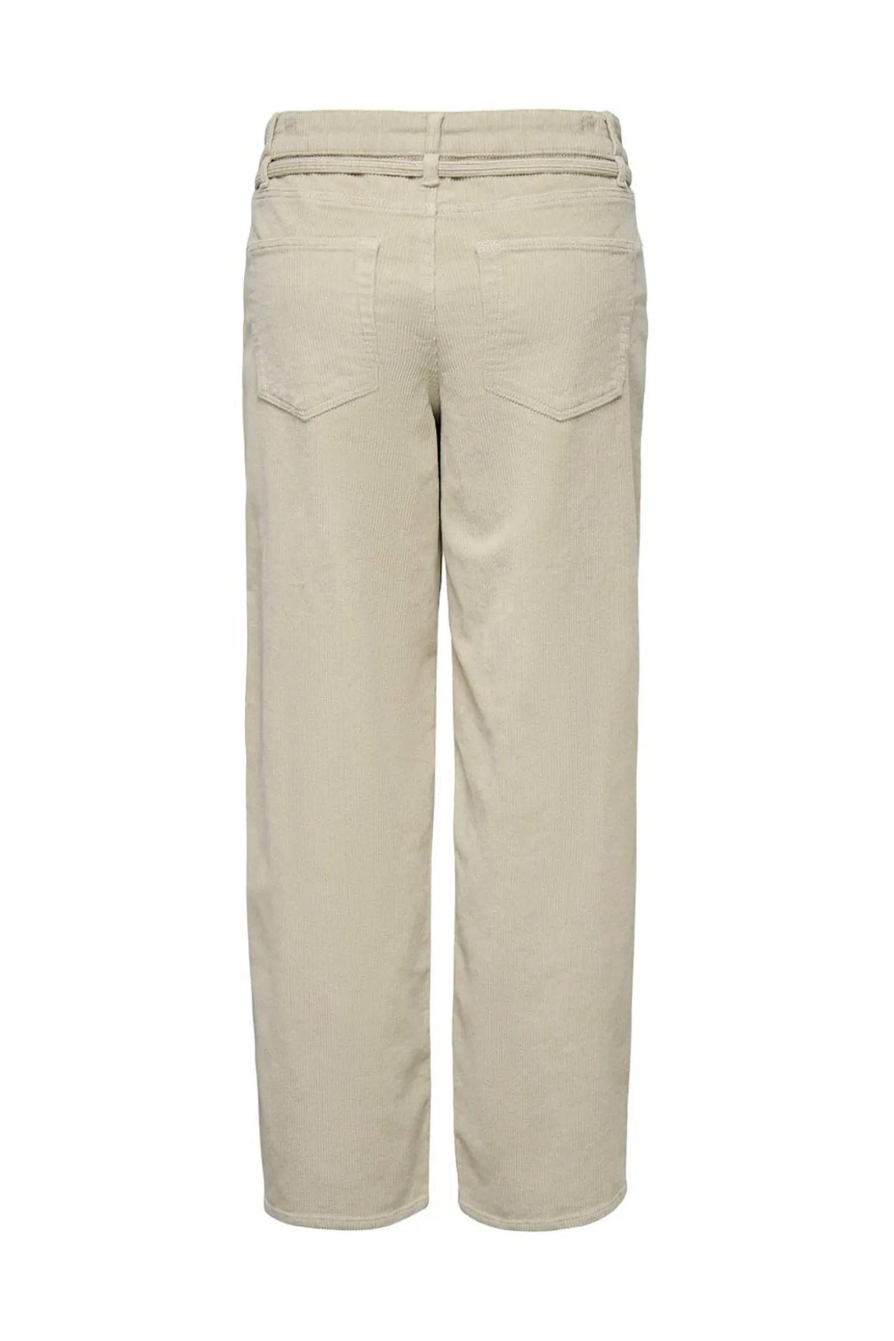 Pantalón recto con cinturón