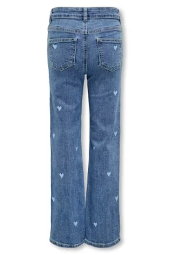 Pantal&oacute;n vaquero bordado ni&ntilde;a