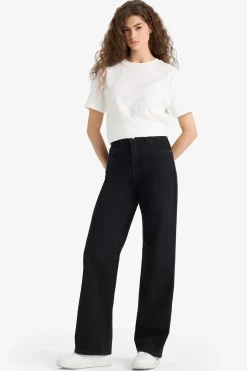 Pantal&oacute;n vaquero de talle alto