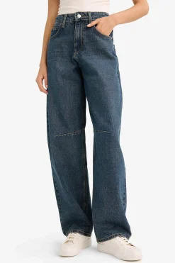 Pantal&oacute;n vaquero de talle alto