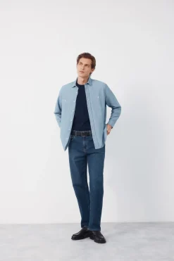 Pantal&oacute;n vaquero straight fit