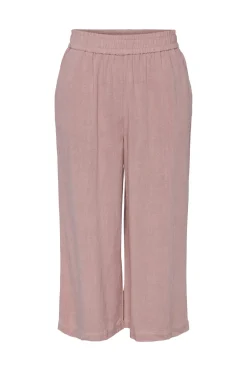 Pantalon culotte lino
