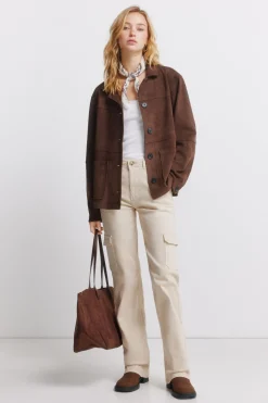 Pantalones cargo algodón