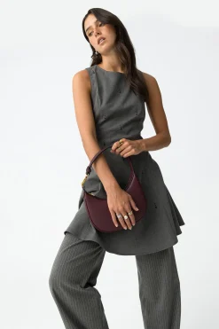 Pantalones Rectos a Rayas