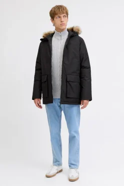 Parka capucha pelo