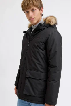 Parka capucha pelo