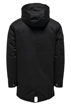 Parka con capucha