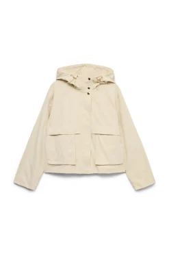 Parka corta con capucha