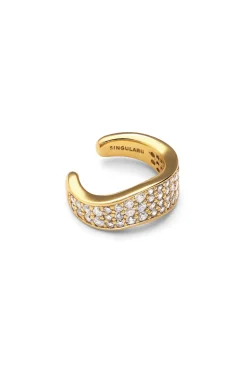 Pendiente Suelto Ear Cuff Scarlett Ba&ntilde;o Oro