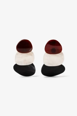 Pendientes Acr&iacute;licos Tricolor